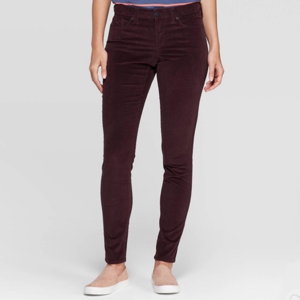 Universal Thread Mid Rise Skinny Suede/Corduroy Pant Size 8/29R